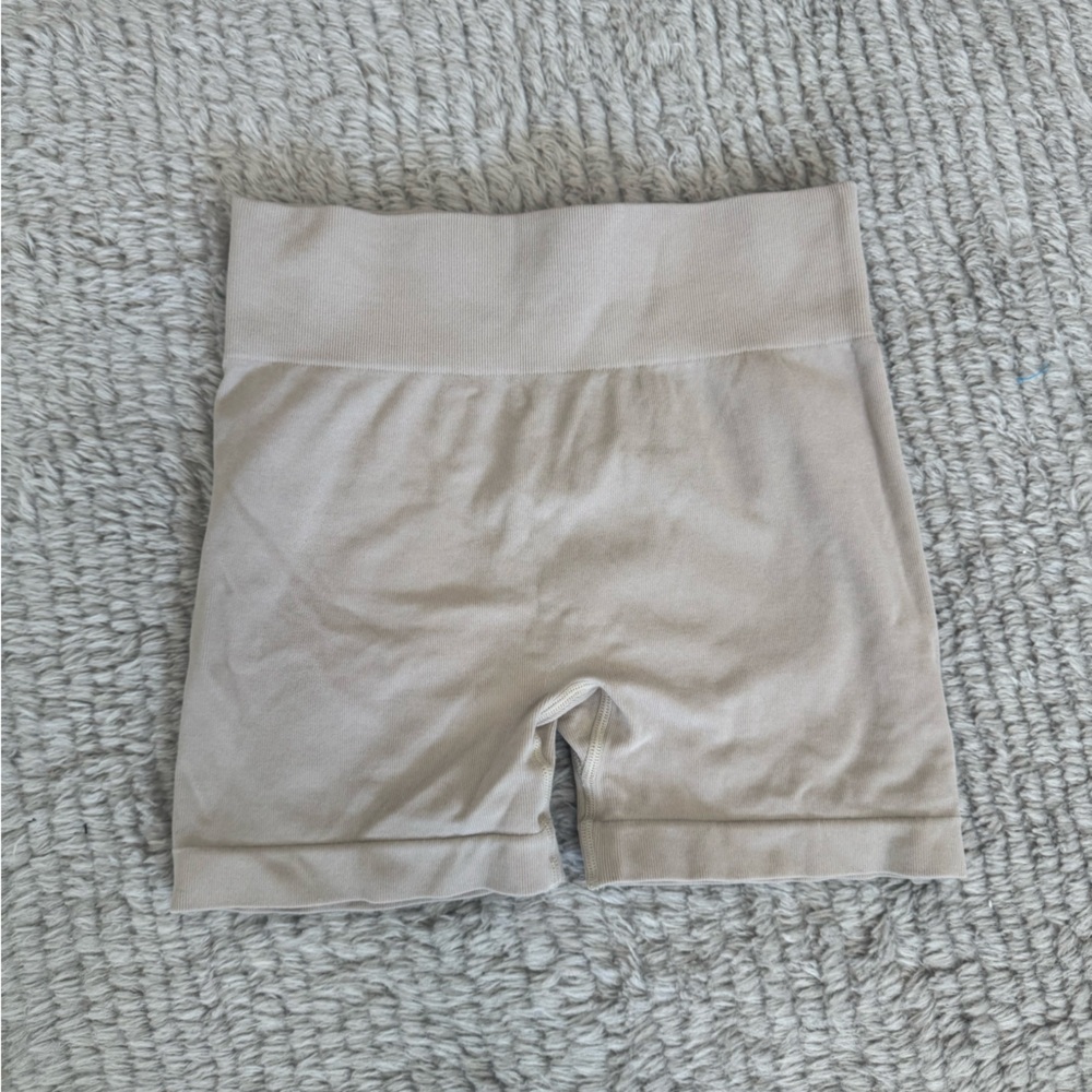 Beige Mini Skirt